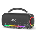 Imagem da oferta AOC ACS6331 Caixa de Som Bluetooth Portátil 200W Alto-Falante Portátil IPX5 à Prova D'água Luz RGB Surround Som P