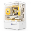 Imagem da oferta Gabinete Gamer BRX R31W Mid Tower Vidro mATX Com 3 Fans Branco