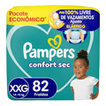 Imagem da oferta Fralda Pampers Confort Sec Tamanho XXG, 82 Unidades