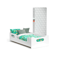 Imagem da oferta Cama Infantil Encanto Branco Montessoriano com Colchão