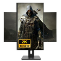 Imagem da oferta FYHXele 27" Gamer Monitor de jogos de 2K 165Hz QHD 2560x1440 IPS 1ms VESA Alto-falante Sincronização livre 2xHDMI