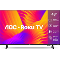 Imagem da oferta Smart Tv 43 Aoc Led Roku Full Hd Wi-fi 60hz Hdmi Usb 43s515578g
