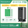 Imagem da oferta Projetor Portátil BYINTEK BOOK 1 P70X com Bateria Integrada Suporte 4K 3D e Wi-Fi para Noites de Cinema ao Ar Livre e