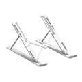 Imagem da oferta Suporte de Mesa Portátil para NotebookLaptop de 10" a 17,3", 10 Níveis de Regulagem, Dobrável, Inclui Bolsa de Transporte, Branco, NTB8520W, ELG
