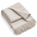 Imagem da oferta Decolab Manta para Sofá Toque Macio Boho Chic com Franjas Natural