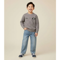 Imagem da oferta Casaco Infantil em Efeito Tricô Texturizado com Patch e Bordado Tam 5 a 14 Anos