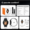 Imagem da oferta Smartwatch Aurafit G12 Gps Resistência À Água 3atm Preto