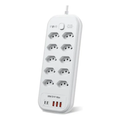 Imagem da oferta Filtro De Linha Régua Extensão 10 Tomadas Com 3 Usb E 2 Pd