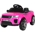 Imagem da oferta Mini Carro Elétrico Infantil Controle Remoto FrenteRé Bateria 6V Bluetooth Maxi Rover Maxi Toys (Rosa)