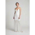 Imagem da oferta Vestido Feminino Colcci Linho Detalhe Tule Off-White