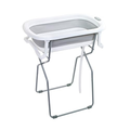 Banheira Para Bebê Com Suporte Dobrável Branco Lift - Maxi Baby – Praticidade e Conforto no Banho