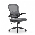 Imagem da oferta Cadeira De Escritório Executiva Base Preta Com Rodinha Fortt Linea Cinza - Csf20-cz