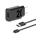 Imagem da oferta Motorola Carregador Turbo Power 20W Cabo 1 Metro Porta USB-A Cabo Micro-USB