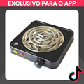 Imagem da oferta Cooktop Elétrico Portátil 1 Boca 1000W c Controle de Temperatura