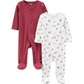Imagem da oferta Kit Macacão Bebê 2 Peças com Pé Estampado Multicor Carter's
