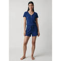 Imagem da oferta Pijama Curto Feminino Em Malha Hering