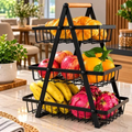 Imagem da oferta Fruteira De Mesa Cozinha De Três Níveis Metal Fratelli