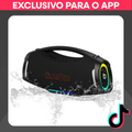 Imagem da oferta BASIKE Caixa Som Bluetooth: 300W200W RMS 26000mAh IPX6 TWS RGB p Festas