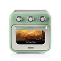 Imagem da oferta Ariete 4632, Fritadeira 2 Em 1, Air Fryer E Forno Elétrico Vintage Verde, Capacidade De 16 Litros, 1400 Wats, Porta Transparente - 220V