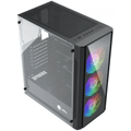 Imagem da oferta Gabinete Gamer Ninja FURIA RGB Mid Tower Vidro Temperado ATX Sem Fonte Com 3 Fans