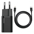 Imagem da oferta Carregador Turbo Baseus 20w Com Cabo Para Iphone 14 Cor Preto