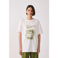 Imagem da oferta Camiseta Feminina Dress To Estampa Tune into Nature Off-White