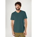 Imagem da oferta Camiseta Básica Masculina Manga Curta Decote V World - Verde