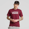 Imagem da oferta Camiseta Vans Classic Ss Burgundy White