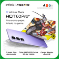 Imagem da oferta Smartphone Infinix Hot 60 Pro+ 4G 256GB Até 16GB RAM MediaTek Helio G200 Tela Curva 3D 144 Hz Bateria 5160mAh NFC