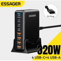 Imagem da oferta Carregador Dock Station Essager 320W (4 USB-C) (4 USB-A)