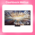 Imagem da oferta Smart TV 65" Neo QLED 8K Samsung QN65QN800DGXZD Mini LED com Design Infinity One, Dolby Atmos, Alexa Built in e Painel a