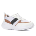 Imagem da oferta 2 Pares - Tênis Couro Shoestock Sneaker Mix Materiais Feminino