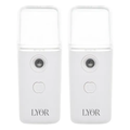 Imagem da oferta Kit 2 Mini Umidificador De Ar Recarregável 35ml Lyor
