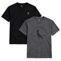 Imagem da oferta Kit 2 Camisetas Reserva Notificação + Carimbo Gaze Pica-Pau - Preto+Branco