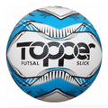 Imagem da oferta Topper Futsal Slick Bola Futebol Salão Branco Com Azul