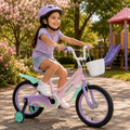 Imagem da oferta Bicicleta Infantil Aro 16 Com Rodinha Removível - Rosa