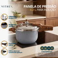Imagem da oferta Panela de Pressão Vitrex Ceramic 4.2 L Cinza, com Indução e Antiaderente