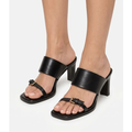 Imagem da oferta Sandália Mule em PU com Tiras e Fivela