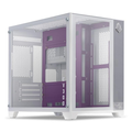 Imagem da oferta Gabinete Gamer Mancer CV300 Purple Edition, Mid-Tower, Lateral de Vidro, Branco e Roxo, MCR-CV300-PEWH