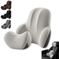 Imagem da oferta Kit Apoio Lombar e Encosto de Cabeça Ergonômico PBanco de Carro