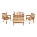 Imagem da oferta Conjunto Jardim Madeira Eucalipto 4 Peças Yescasa Mesa Centro