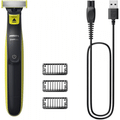 Imagem da oferta Aparador e Raspador Philips OneBlade com 3 pentes à prova d’água Bivolt - QP2724/10