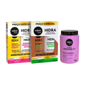 Imagem da oferta Kit com 2 Shampoos e 2 Condicionadores Hidra + Máscara SOS Hidratação Bio-Reconstrução Salon Line