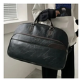 Imagem da oferta Bolsa Couro Grande De Viagem Mala Mão Resistente Preta Artestore