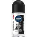 Imagem da oferta por R$ 4,36 cada NIVEA MEN Desodorante Antitranspirante Roll On Invisible Black & White 50ml - Proteção prolongada de 48h cuidado