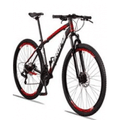 Imagem da oferta Bicicleta aro 29 Dropp Z3 Alumínio Shimano 21vel freio a disco mecânico com suspensão MTB