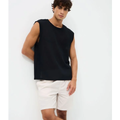 Imagem da oferta Bermuda Masculina Passeio Rajadinha com Cós Elástico
