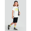 Imagem da oferta Conjunto 2pçs Manga Curta Brandili Color Block Branco