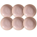 Imagem da oferta Jogo 6 Pratos Fundos Rosa Cerâmica Porto Brasil 830ml Talharim Ravioli Inhoque Bio Litchi