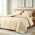 Imagem da oferta Jogo de Cama Queen 6 Peças com Edredom Dupla Face Casa Dona